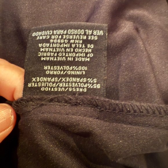 R & M Richards striped colorful long sleeve dress blousey Size 16 - Picture 9 of 9